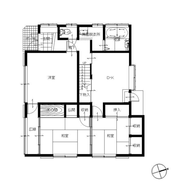 5DK Detached House for Sale in Kasukabe, Saitama - Thumbnail 3