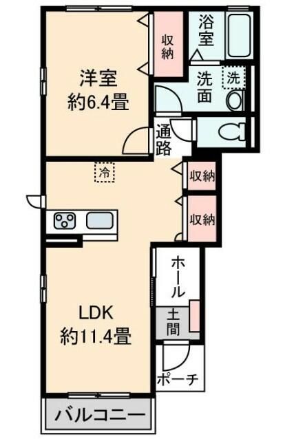 1LDK Apartment for Rent in Chuo City, Yamanashi Prefecture - Thumbnail 2