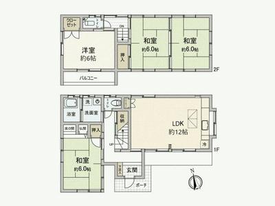 4LDK Detached House for Sale in Ochiai, Hiroshima — Image 44, Asakita, Hiroshima