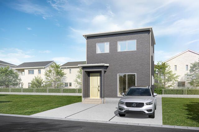 New 4LDK House in Fukui City with Seismic Damping & 3 Car Parks - Main Image