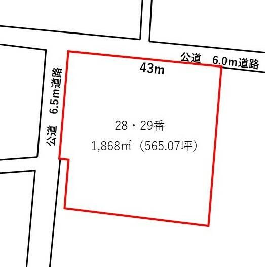 1,868 sqm Corner Lot Land for Sale in Sakai City, Fukui - Thumbnail 2