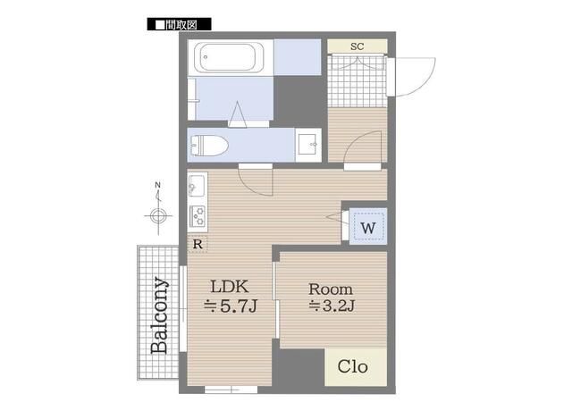 1LDK Corner Apartment for Sale in Suginami, Tokyo - Thumbnail 3