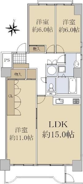 3LDK Apartment for Sale in Aoba Ward, Sendai, Miyagi - Thumbnail 4