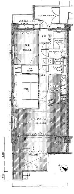 3LDK Apartment for Sale in Nakameguro, Tokyo with Private Garden - Main Image