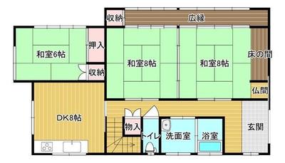 6DK Detached House for Sale in Omuta, Fukuoka with Parking — Image 44, Omuta, Fukuoka