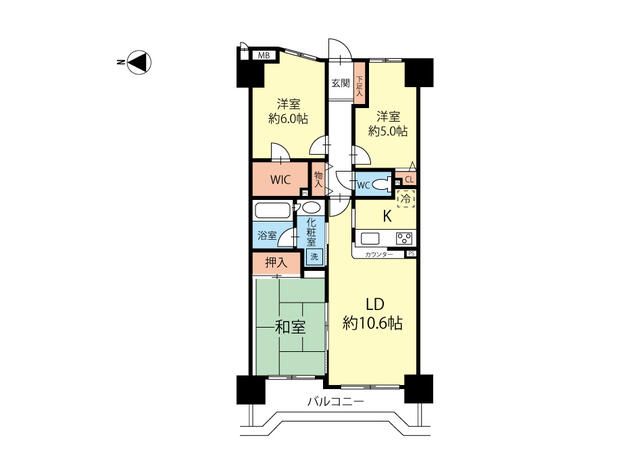 3LDK Apartment for Rent in Matsumoto, Nagano | Dia Palace - Thumbnail 2
