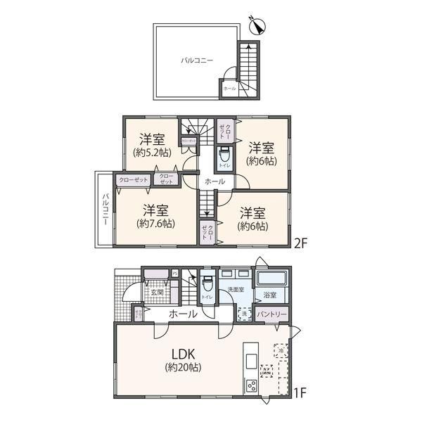New 4LDK House in Machida, Tokyo - 2026 Completion - Thumbnail 3