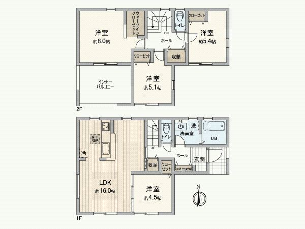 New 4LDK House in Ichinomiya, Aichi | 105.17 sqm Floor Area - Thumbnail 3