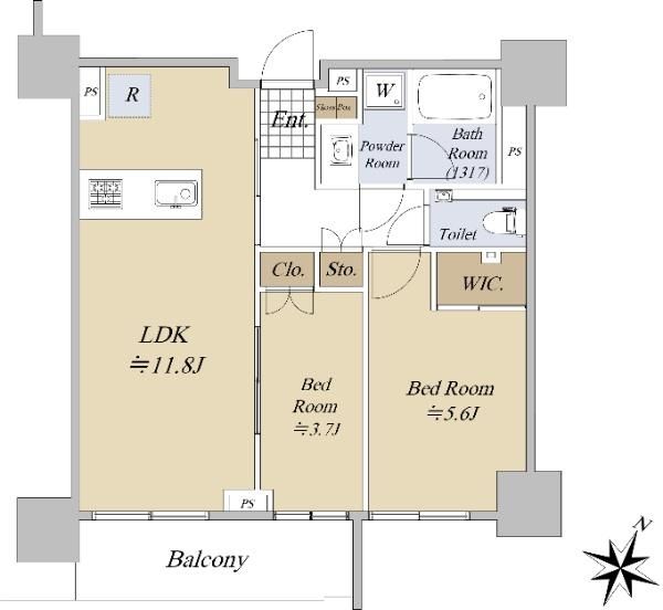 Piace Ooi Sendaisaka 2LDK Apartment in Shinagawa, Tokyo - Thumbnail 4