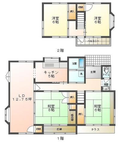 4LDK House for Sale in Tamana, Kumamoto with Parking for 3 Cars — Image 44, Tamana, Kumamoto