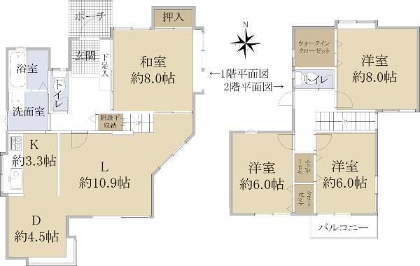 4LDK Detached House for Sale in Tagajo, Miyagi - Image 44