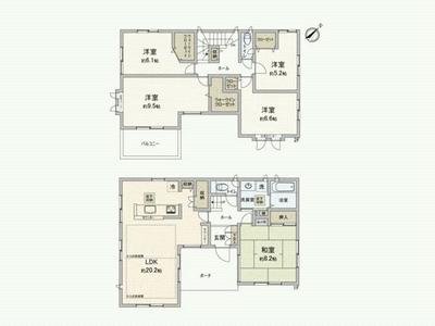 5LDK Detached House in Kashiwa, Chiba | 129.17㎡ Living Space — Image 44, Kashiwa, Chiba