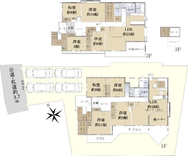 Dual 4LDK House for Sale in Toyonaka, Osaka - 294 sqm - Image 44