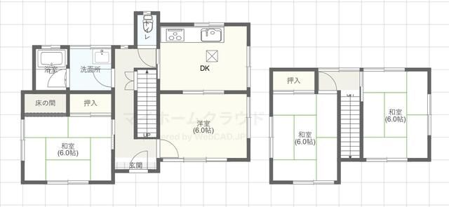 4DK Detached House for Rent in Gyoda, Saitama - No Deposit - Thumbnail 3