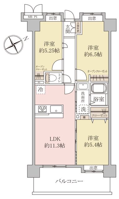 Lions City Matsudo 3LDK Renovated Apartment Near Station - Thumbnail 2