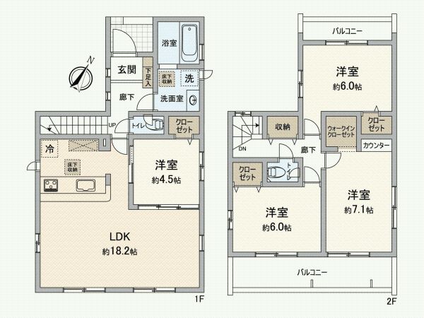 New 4LDK House in Inage, Chiba City - 98.95 sqm - Thumbnail 3