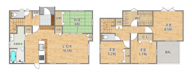 New 4LDK House in Iizuka, Fukuoka - 2025 Completion - Thumbnail 4