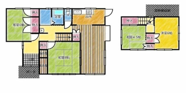 4LDK House for Sale in Okagaki, Fukuoka with 393 sqm Land - Thumbnail 4