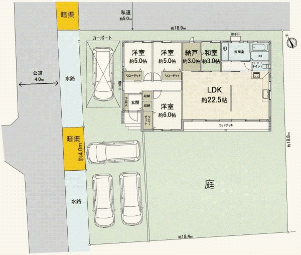 4SLDK Detached House for Sale in Moriyama, Shiga Prefecture - Thumbnail 4