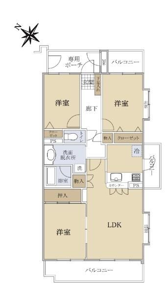 3LDK Apartment for Sale Near Izumi Central Station, Sendai - Thumbnail 4