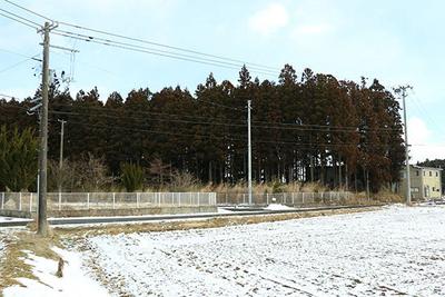 Subdivision surrounded by rice fields near the Abukuma River: Villas, real estate, properties for sale Hometown Information Center: Nationwide rural living property data — Land, Saigo, Fukushima