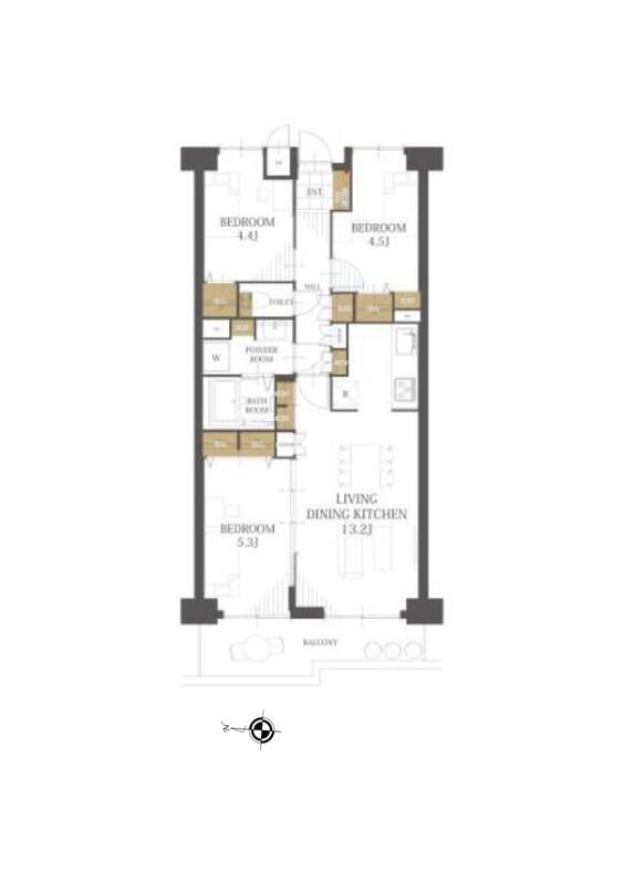 Royal Stage Kodaira 2SLDK Apartment for Sale in Higashikurume - Thumbnail 2