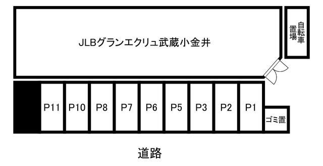 Parking Space for Rent in Koganei, Tokyo - 13,200 yen/month - Thumbnail 2