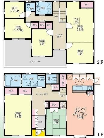6SLDK Detached House for Sale in Noda, Chiba - Thumbnail 2
