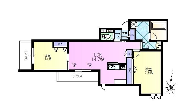 New 2LDK Apartment for Rent in Nerima, Tokyo - 67.01 sqm - Thumbnail 2