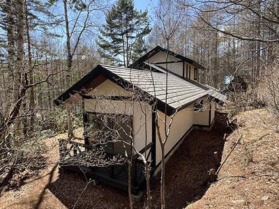 1353m above sea level, house with wood stove in villa area (leasehold): villa real estate property for sale Hometown Information Center: Nationwide rural living property data — Image 1, Nagawa, Nagano