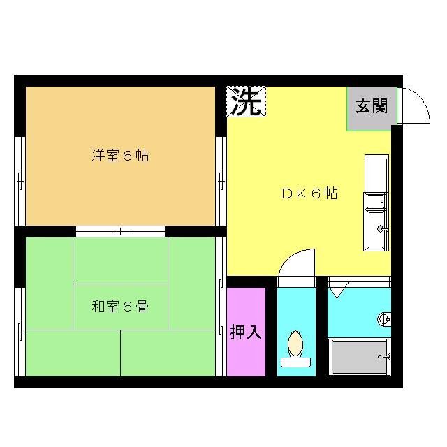 2DK Apartment for Rent in Oizumi Gakuen, Nerima, Tokyo - Thumbnail 2