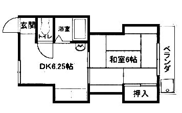 1DK Apartment for Rent in Tatebayashi, Gunma - 32.81 sqm - Thumbnail 3