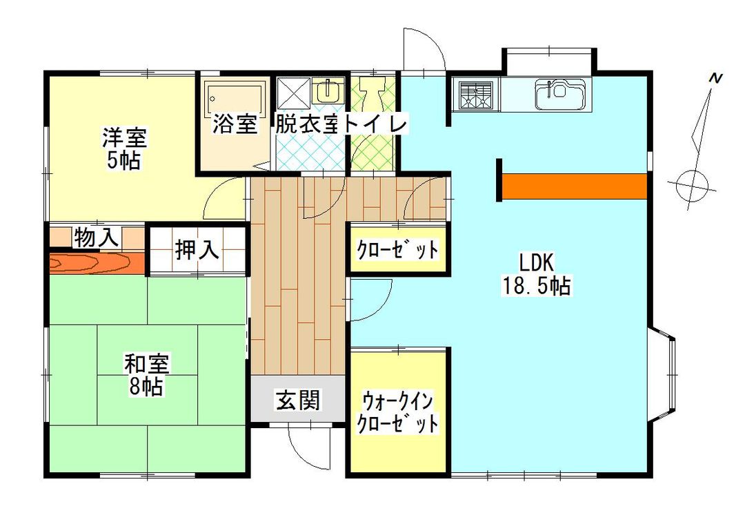 2002-Built 2SLDK House on 463sqm Land in Mimasaka, Okayama - Image 44