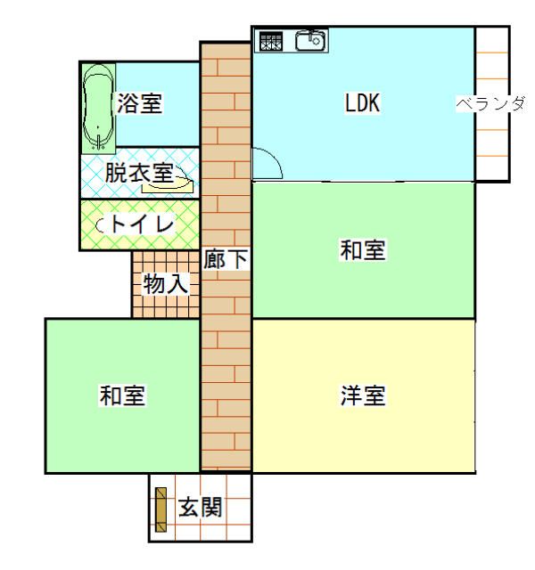 Soleil Mikuni 3LDK Apartment for Rent in Sakai City, Fukui - Thumbnail 4