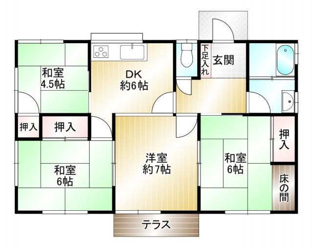 4DK Single-Story House for Sale in Dazaifu, Fukuoka - Thumbnail 4
