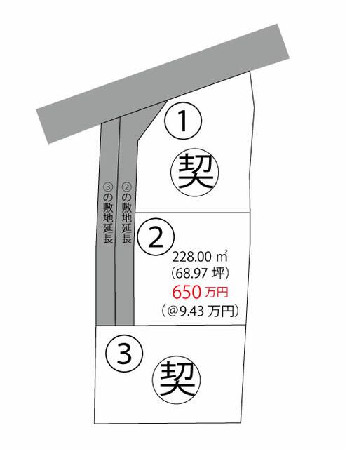 Land for Sale in Fuefuki City, Yamanashi - 228 sqm Vacant Lot - Thumbnail 3