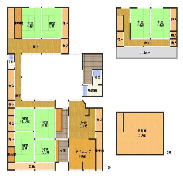 8LDK Wooden House on 347 sqm Land in Tawaramoto, Nara - Thumbnail 4
