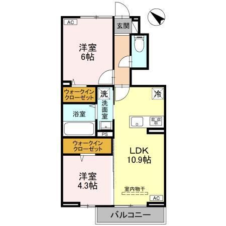 CLASSEUM Okegawa Izumi II 2LDK Apartment for Rent - Thumbnail 2
