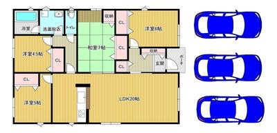 New 4LDK House in Iwami, Tottori - 2025 Build, 2 Car Parking — Image 44, Iwami, Tottori