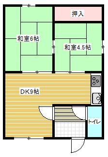 2DK Apartment for Rent in Obihiro, Hokkaido - 38.88 sqm - Thumbnail 2