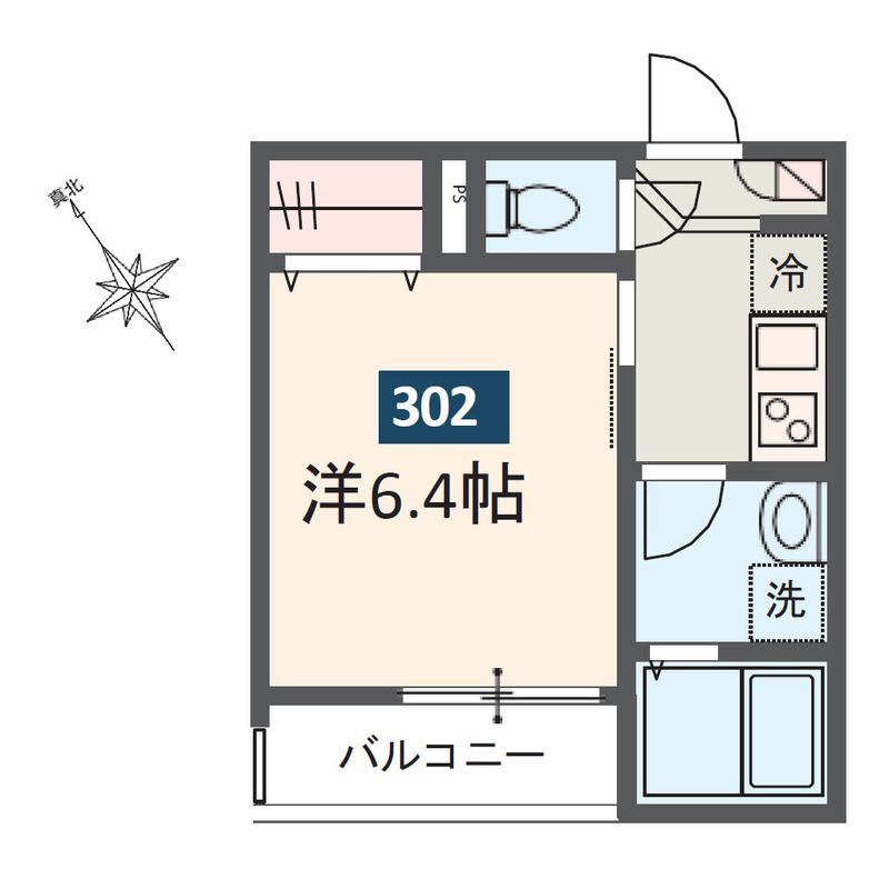 MELDIA Nishi-Urawa II 1K Apartment for Rent in Saitama - Thumbnail 4