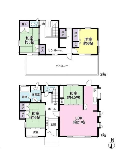 4LDK Detached House for Sale in Yotsukaido, Chiba - Image 44