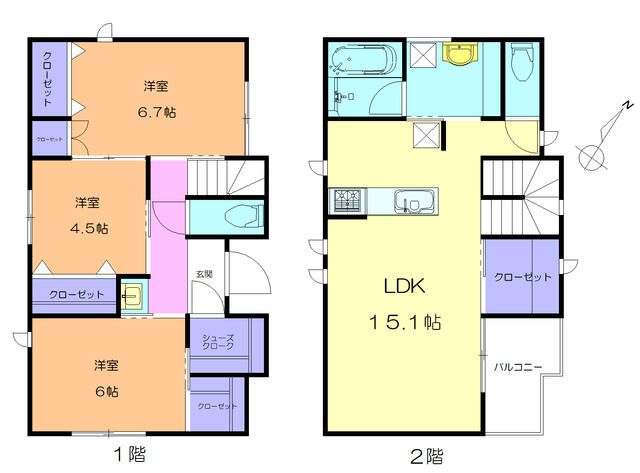 Newly Built 3LDK House for Rent in Minami-ku, Saitama - Thumbnail 2