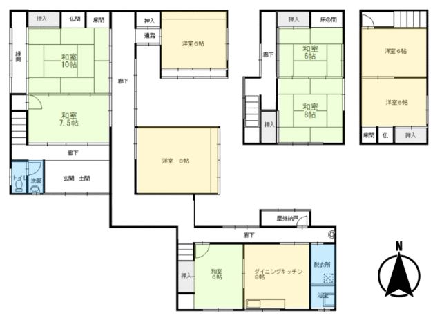 1955 9DK House on 270sqm Land in Komatsu, Ishikawa - Thumbnail 4