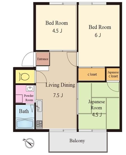 3DK Apartment for Rent near Shin-Yokohama Station, Yokohama - Thumbnail 4