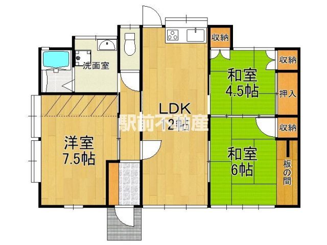 3LDK Detached House for Sale in Chikugo City, Fukuoka - Thumbnail 4