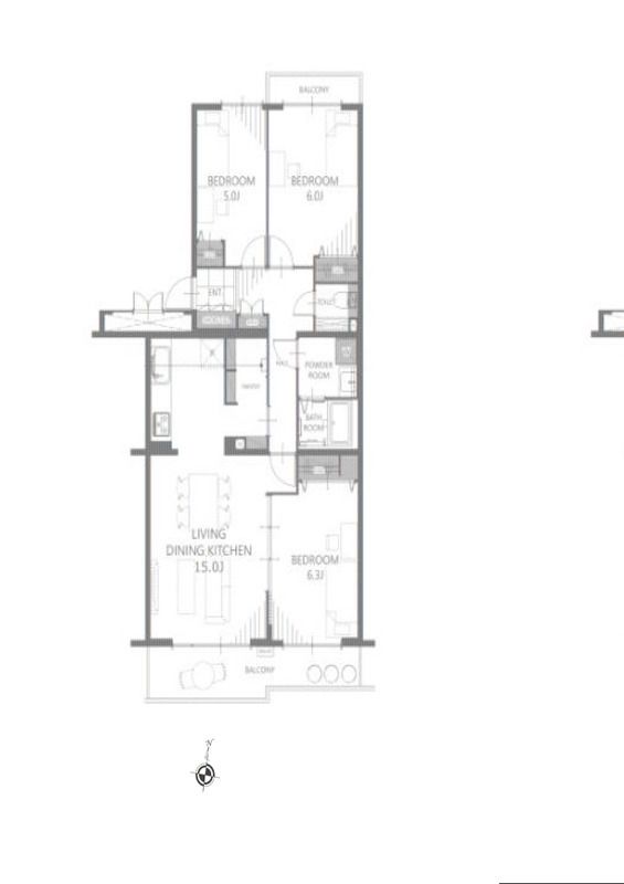 3LDK Apartment for Sale in Kuki, Saitama - 77.30 sqm - Thumbnail 2