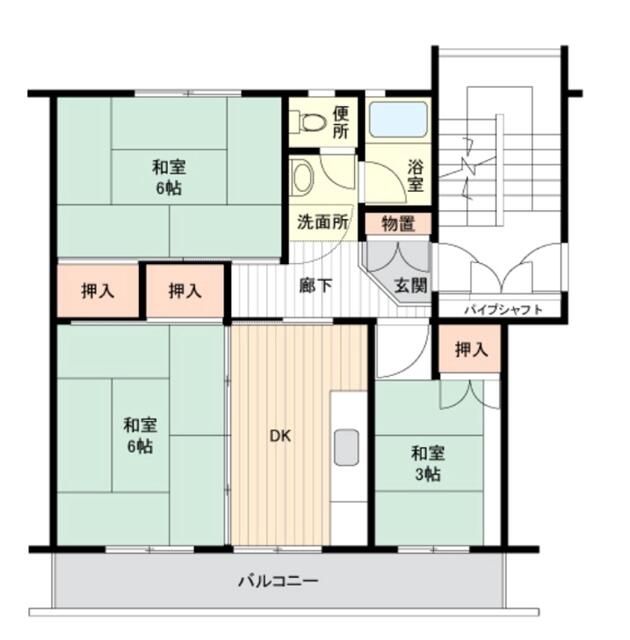 3DK Apartment for Rent in Isehara, Kanagawa | Higashi Takamori Danchi - Thumbnail 2