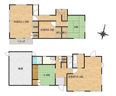 4LDK Detached House with Garden for Sale in Kanzaki, Saga — Image 44, Kanzaki, Saga