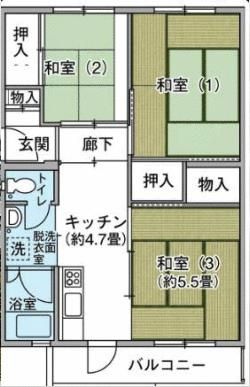 Used 3DK Apartment for Sale in Hino City, Tokyo - Thumbnail 2